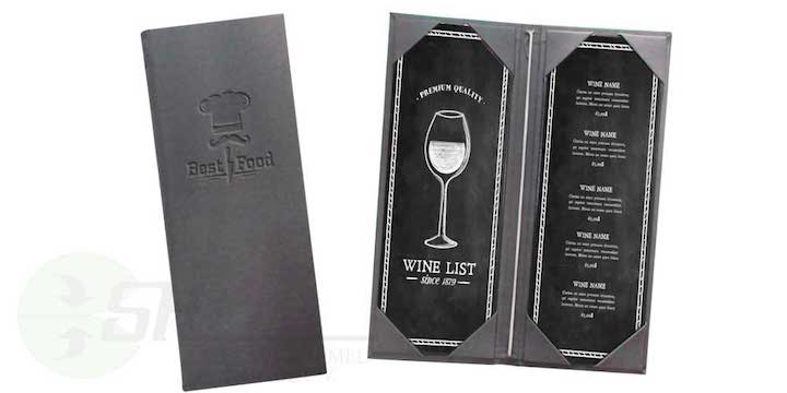 CARTA VINOS EN PIEL SINTETICA ITALIANA